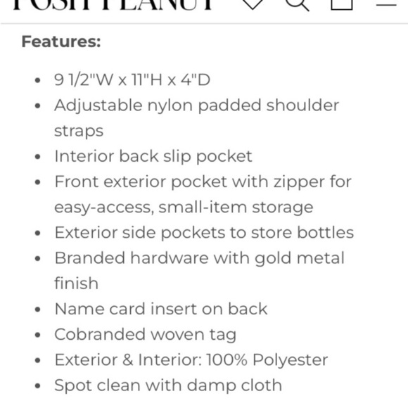 NEW IN PACKAGING! POSH PEANUT LISA FRANK SPOTTY DOTTY DOG MINI BACKPACK - Picture 13 of 16